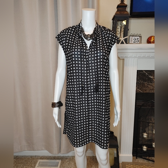 JCREW SWIM COVERUP TUNIC, BLACK S - Picture 2 of 11